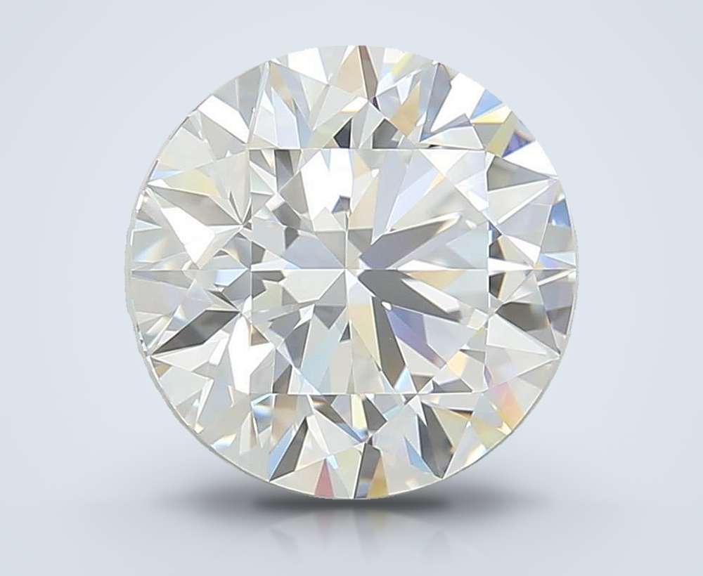 3.91 Carat Round Lab Diamond
