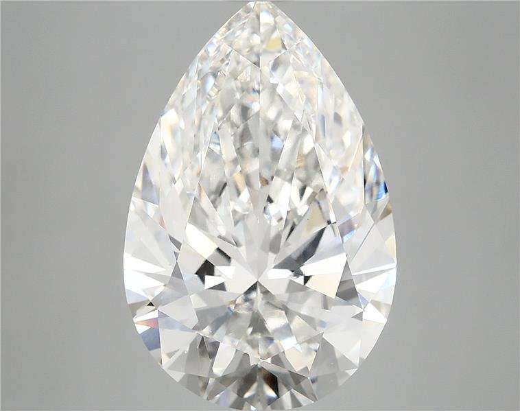7.68 Carat Pear Lab Diamond