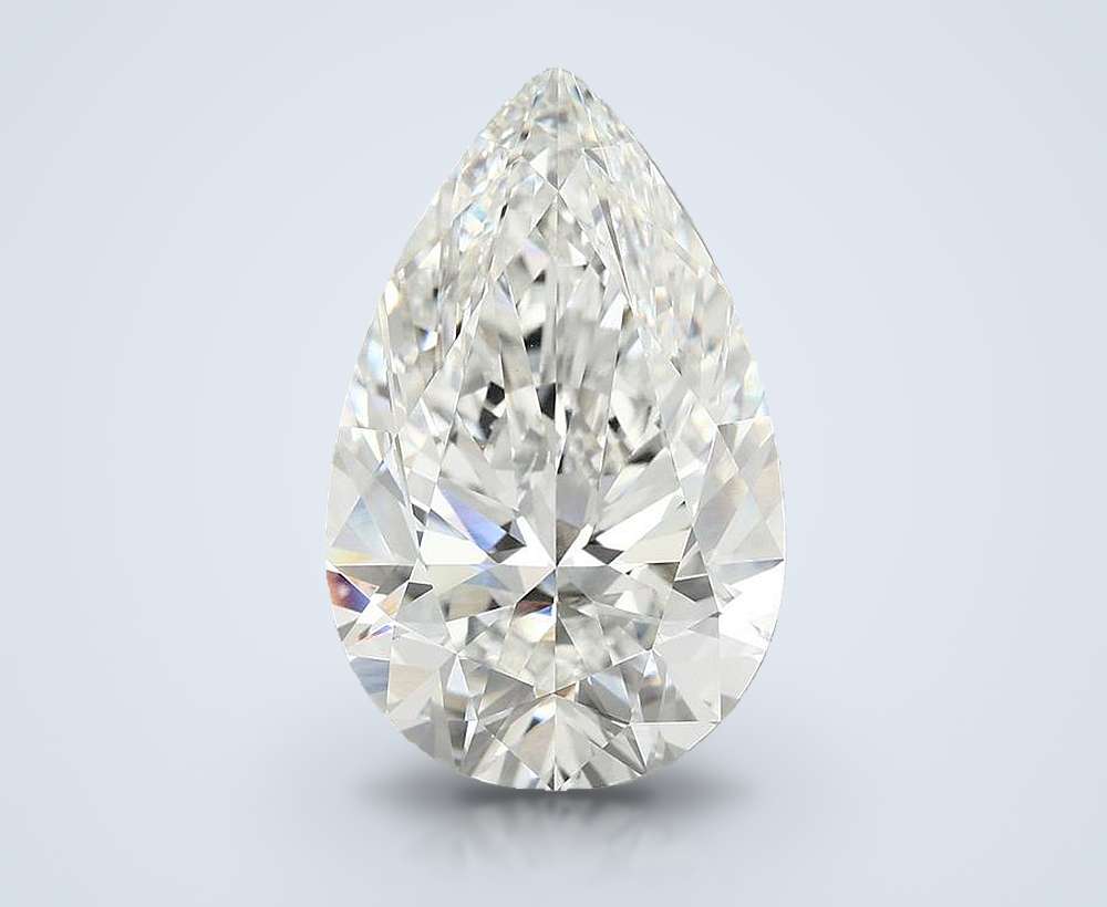 6.73 Carat Pear Lab Diamond