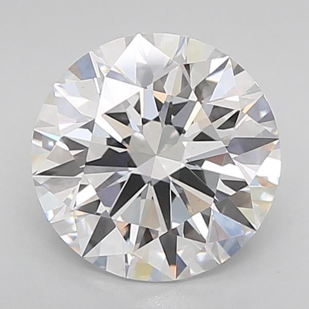 2.57ct D VVS2 Rare Carat Ideal Cut Round Lab Grown Diamond