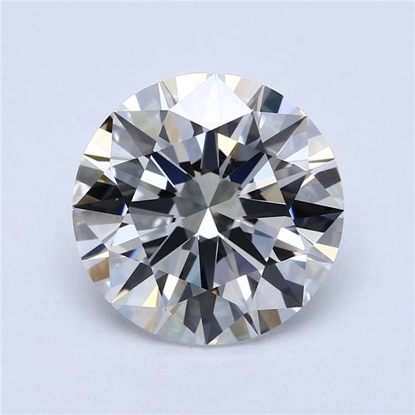 5.53ct F VS1 Rare Carat Ideal Cut Round Diamond