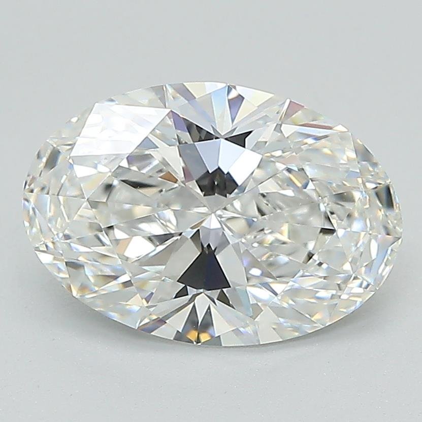 2.09ct F VS1 Rare Carat Ideal Cut Oval Lab Grown Diamond