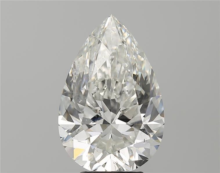 5.03ct G SI2 Rare Carat Ideal Cut Pear Diamond