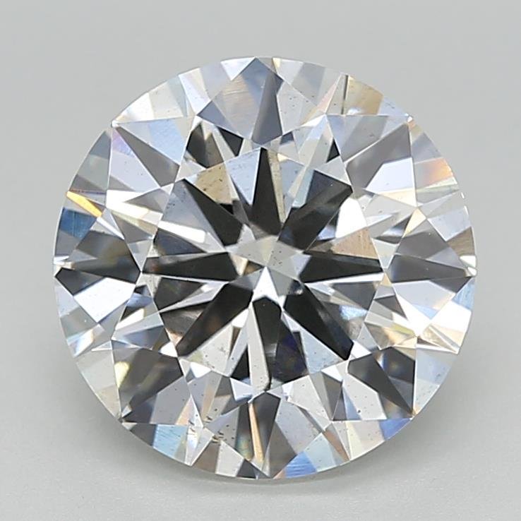 5.03ct F VS2 Very Good Cut Round Lab Grown Diamond