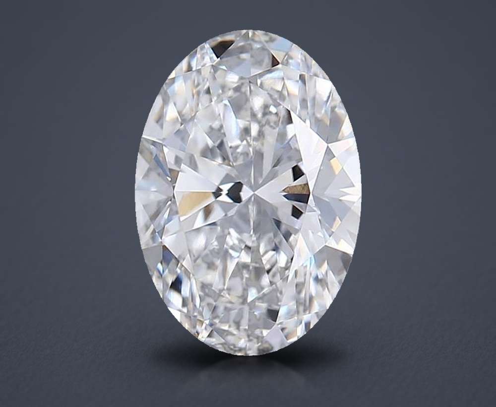 1.54 Carat Oval Lab Diamond