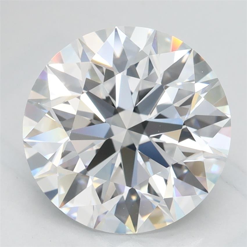 3.00ct D IF Rare Carat Ideal Cut Round Lab Grown Diamond