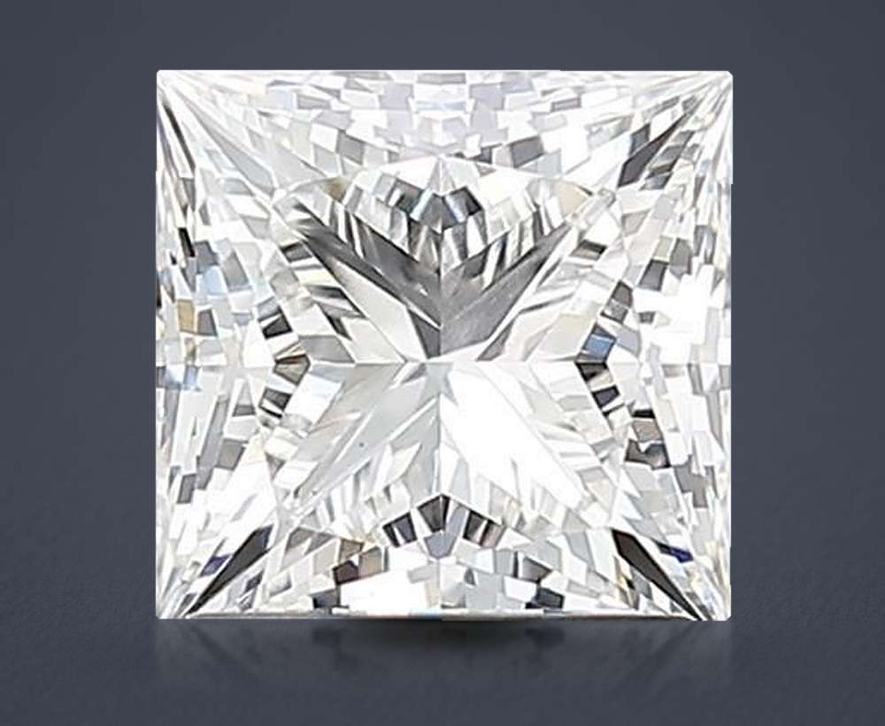 1.63 Carat Princess Lab Diamond