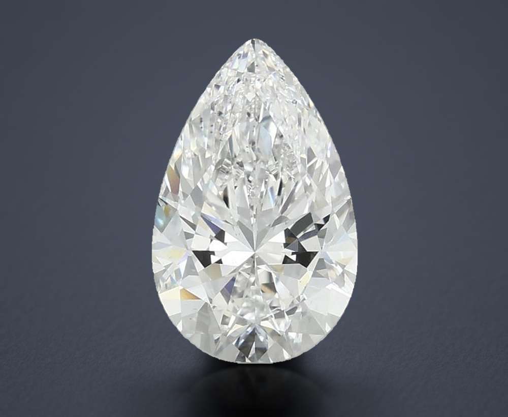 3.00 Carat Pear Lab Diamond