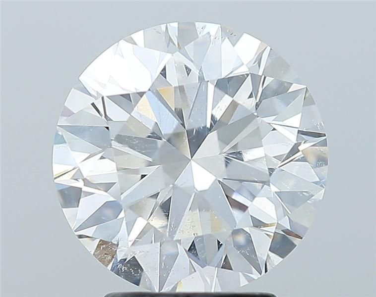 3.05ct G SI2 Rare Carat Ideal Cut Round Diamond