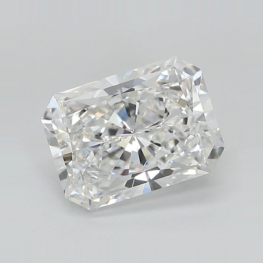 2.56ct E VS1 Rare Carat Ideal Cut Radiant Lab Grown Diamond