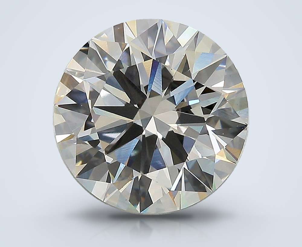 4.21 Carat Round Lab Diamond