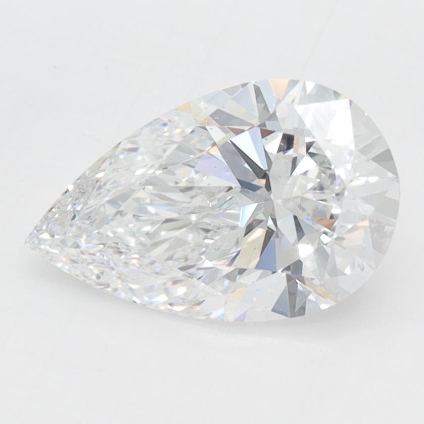 1.58ct D VS2 Rare Carat Ideal Cut Pear Lab Grown Diamond