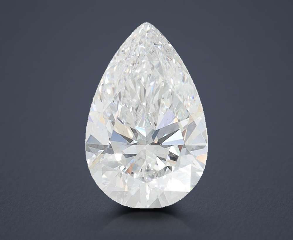 1.58 Carat Pear Lab Diamond