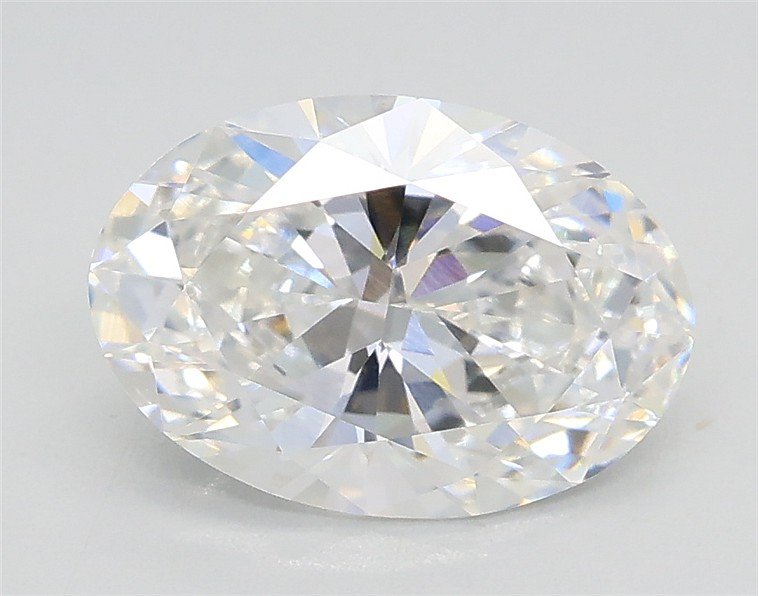 1.56ct E VVS2 Rare Carat Ideal Cut Oval Lab Grown Diamond