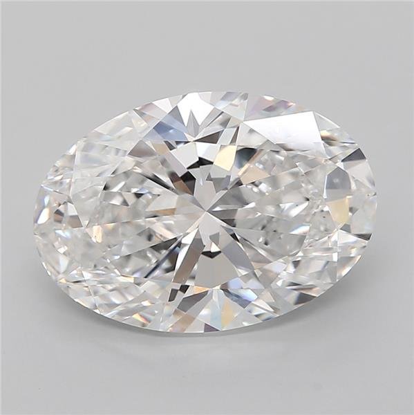 6.01 Carat Oval Lab Diamond