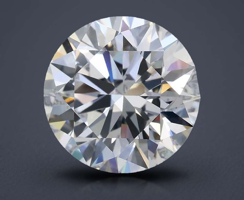 4.08 Carat Round Lab Diamond