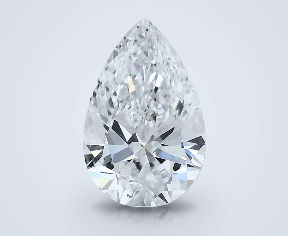 1.00 Carat Pear Lab Diamond