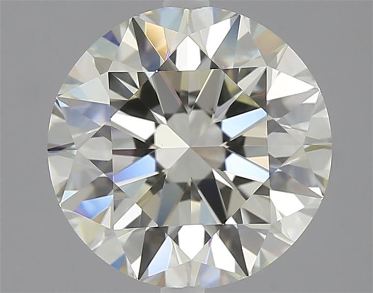 2.52ct K VS1 Rare Carat Ideal Cut Round Diamond