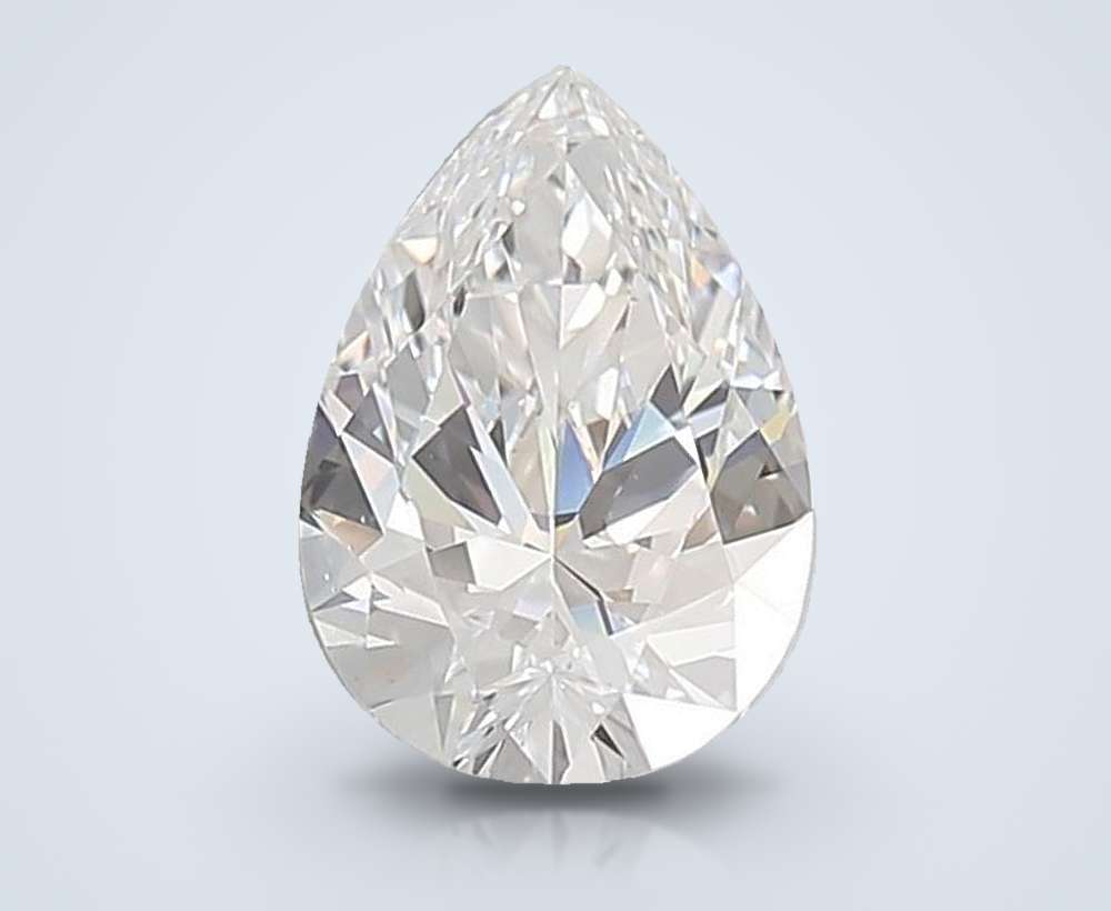 2.60 Carat Pear Lab Diamond