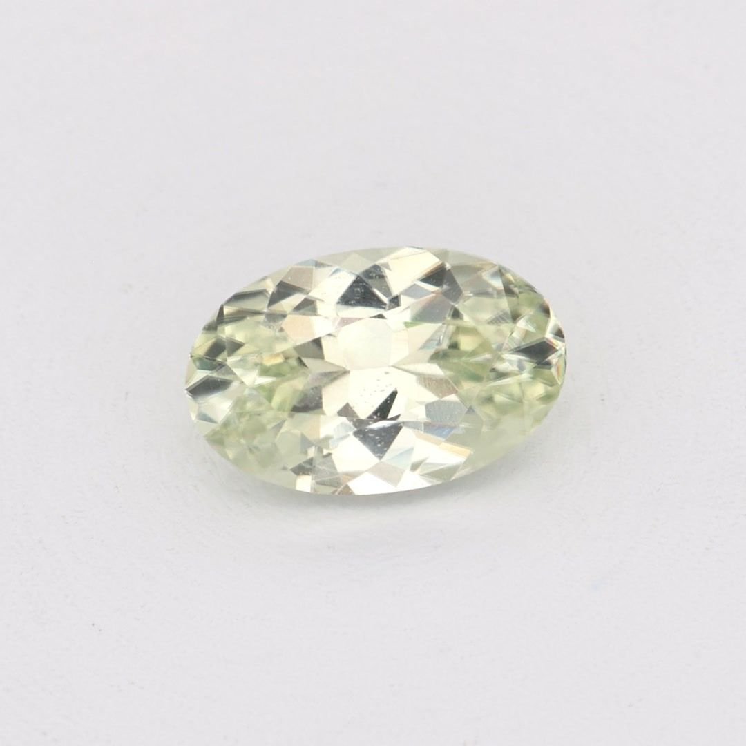 0.27 Carat Green Oval Sapphire