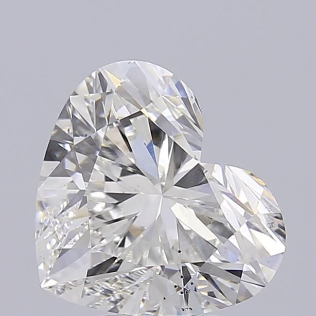 5.08ct F VS2 Rare Carat Ideal Cut Heart Lab Grown Diamond
