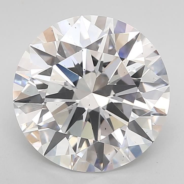 4.05ct D SI1 Rare Carat Ideal Cut Round Lab Grown Diamond