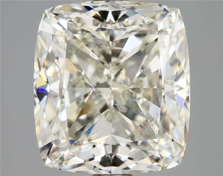 4.01ct K SI2 Rare Carat Ideal Cut Cushion Diamond