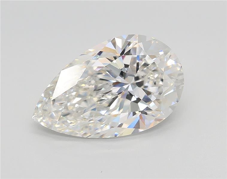 2.72ct E VS1 Rare Carat Ideal Cut Pear Lab Grown Diamond