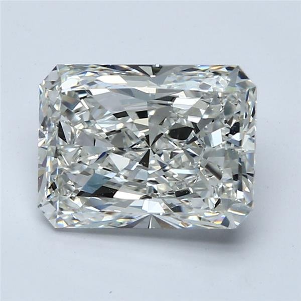 3.01ct G SI1 Rare Carat Ideal Cut Radiant Diamond