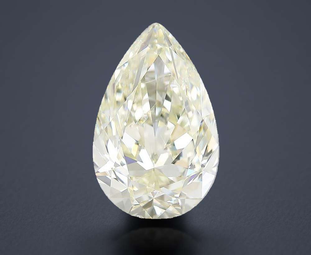 8.02 Carat Pear Natural Diamond