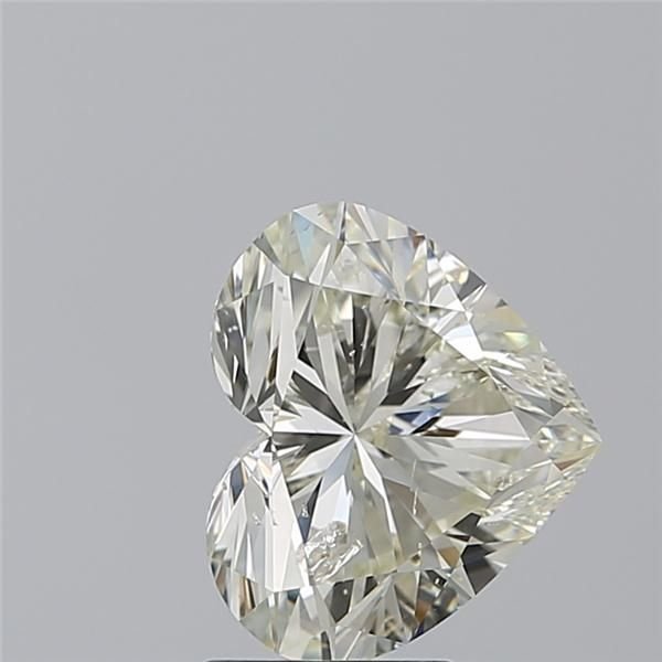 3.03ct J SI2 Rare Carat Ideal Cut Heart Diamond