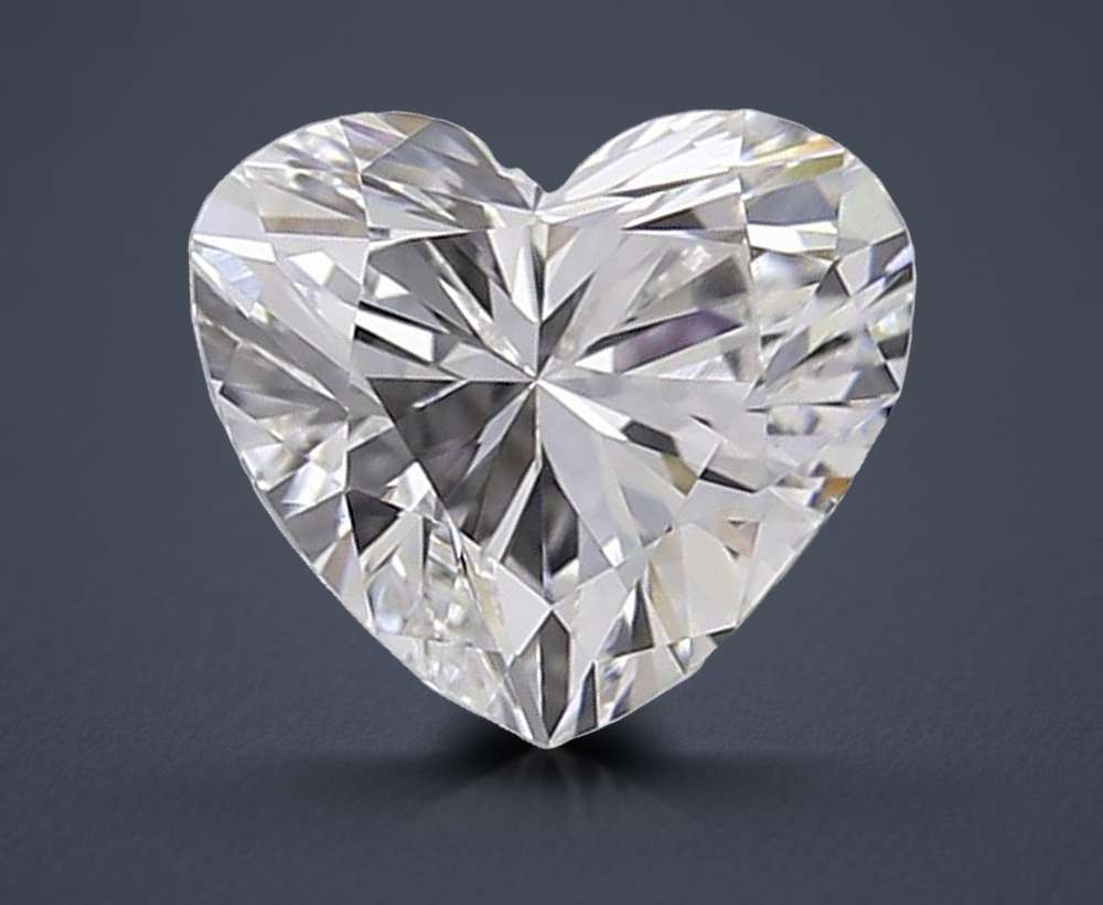 0.52 Carat Heart Lab Diamond