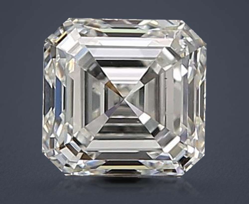 0.59 Carat Asscher Natural Diamond