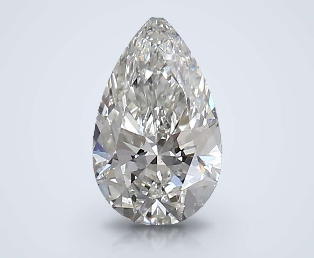 0.38 Carat Pear Natural Diamond