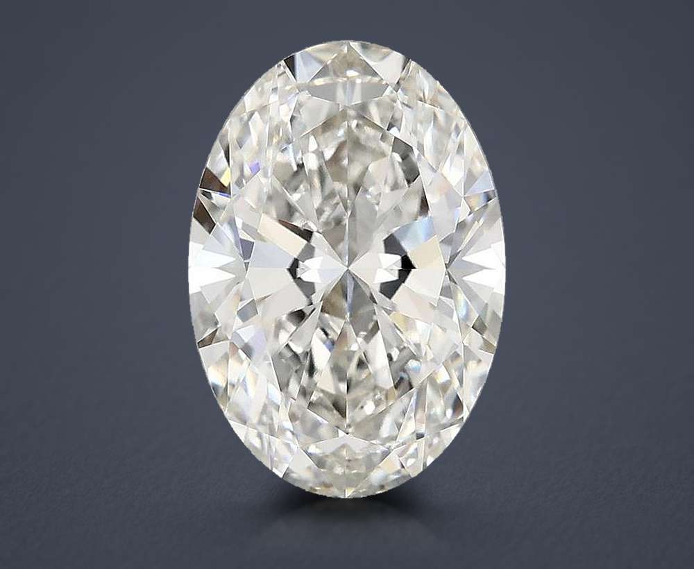 4.00 Carat Oval Lab Diamond