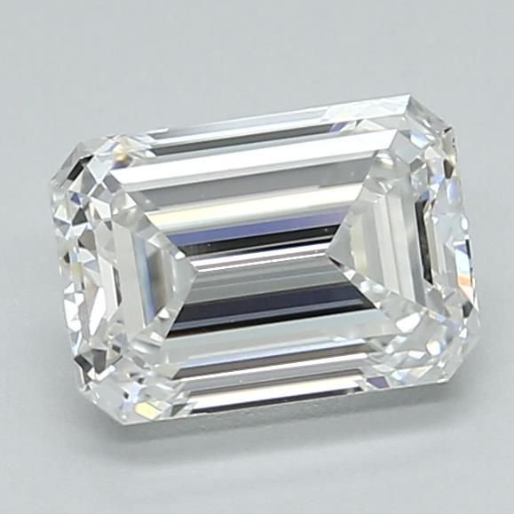 1.42ct E VVS2 Rare Carat Ideal Cut Emerald Lab Grown Diamond