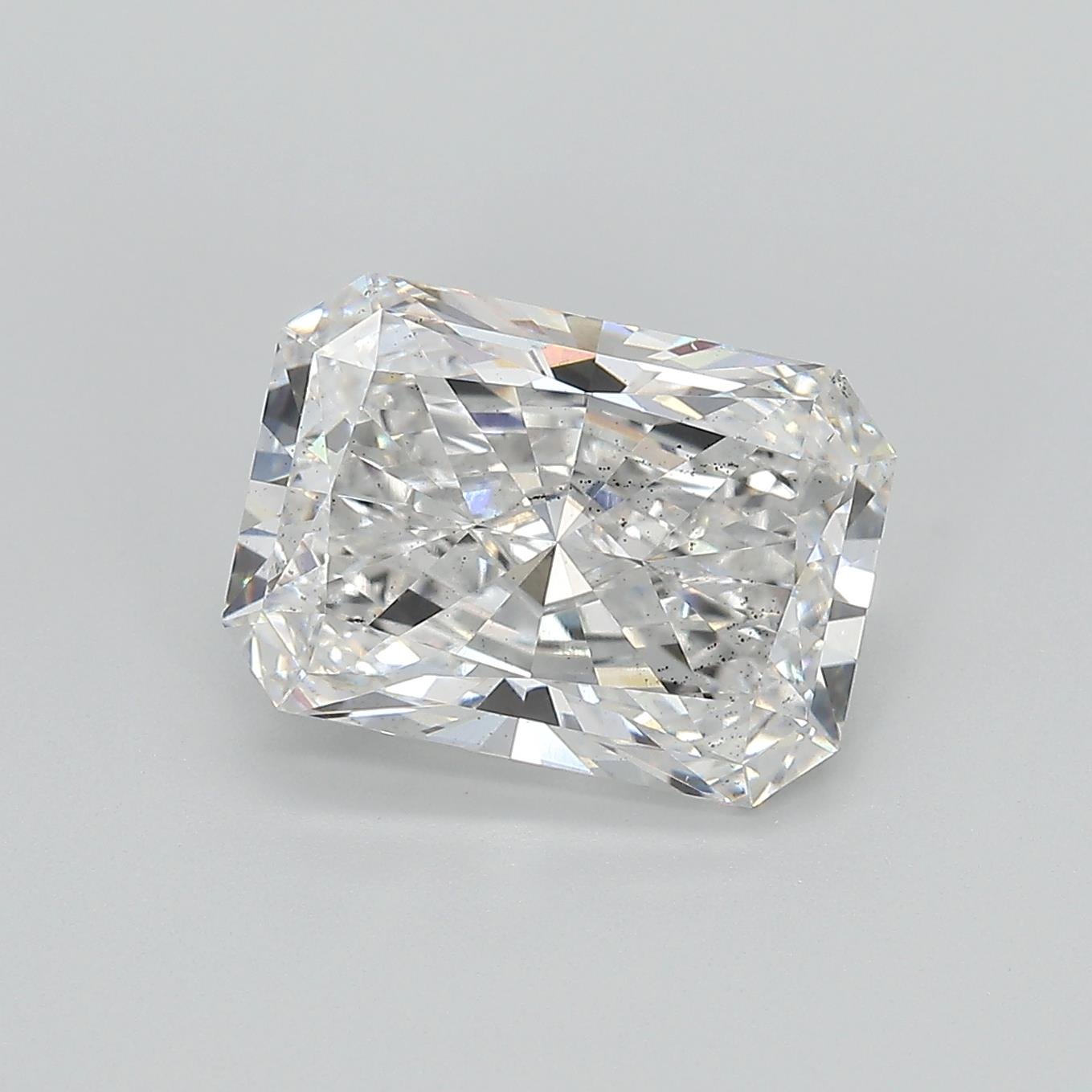 4.05ct F SI1 Rare Carat Ideal Cut Radiant Lab Grown Diamond