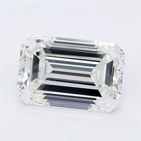 2.51ct F VS1 Excellent Cut Emerald Lab Grown Diamond
