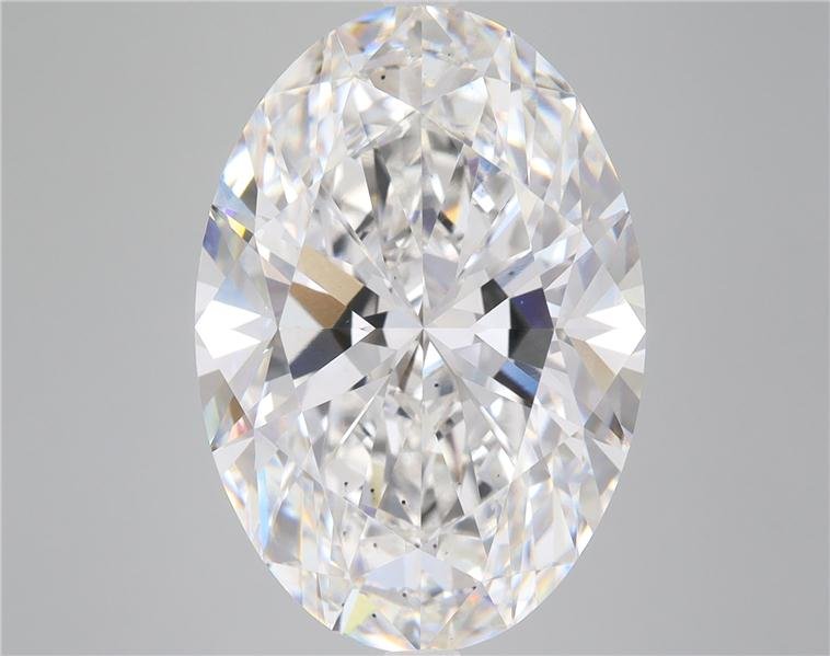 11.69ct F VS2 Rare Carat Ideal Cut Oval Lab Grown Diamond