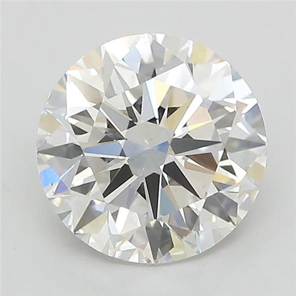 2.76ct D VS1 Excellent Cut Round Lab Grown Diamond