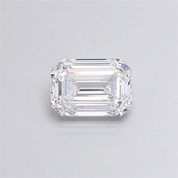 0.91ct D VVS2 Rare Carat Ideal Cut Emerald Lab Grown Diamond