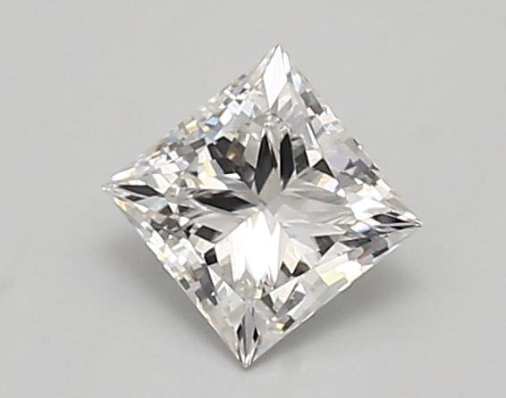 0.89ct E VVS2 Rare Carat Ideal Cut Princess Lab Grown Diamond