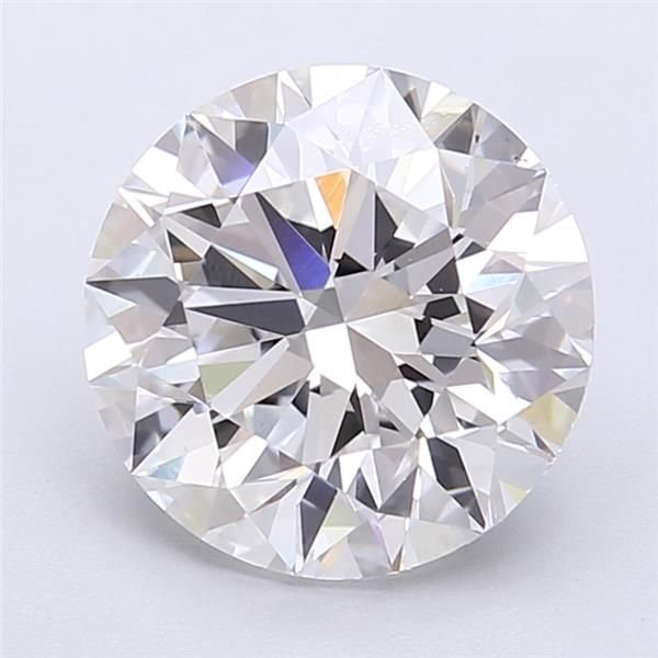 3.54ct E VS1 Rare Carat Ideal Cut Round Lab Grown Diamond