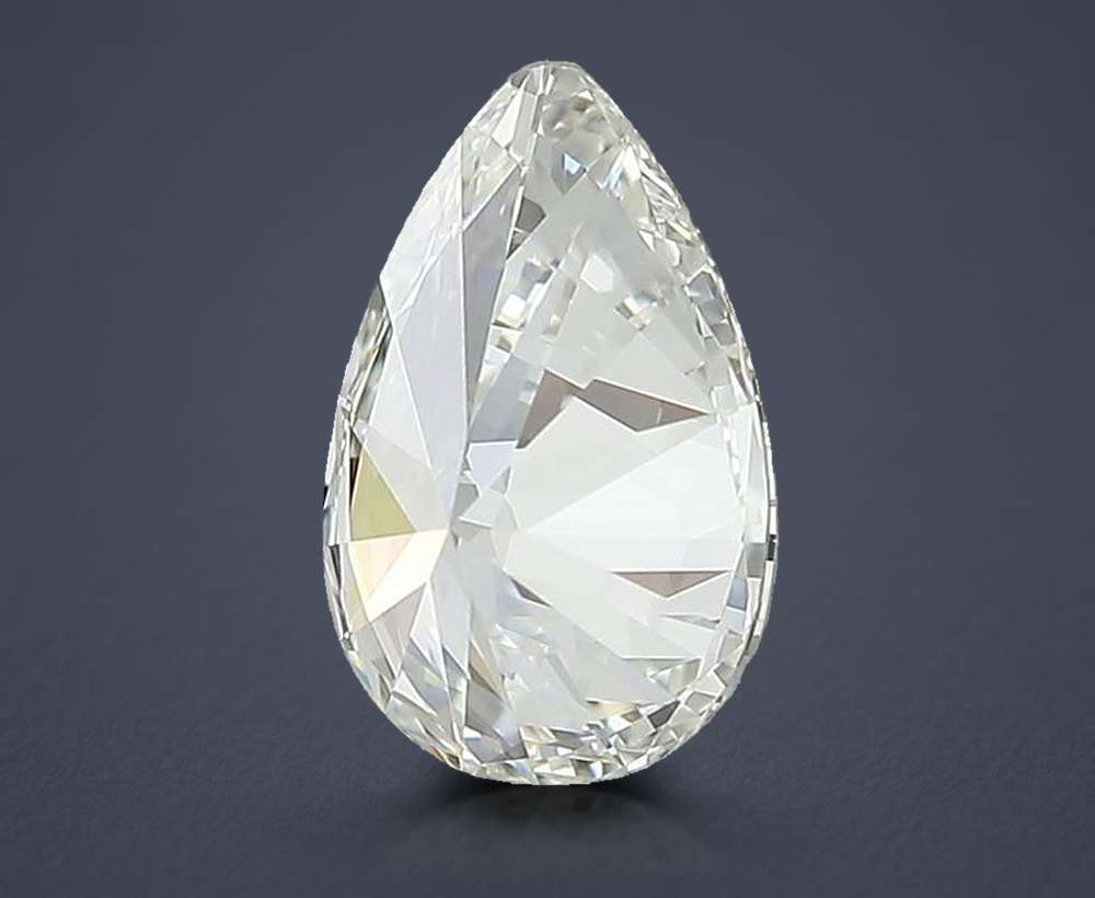 0.53 Carat Pear Natural Diamond