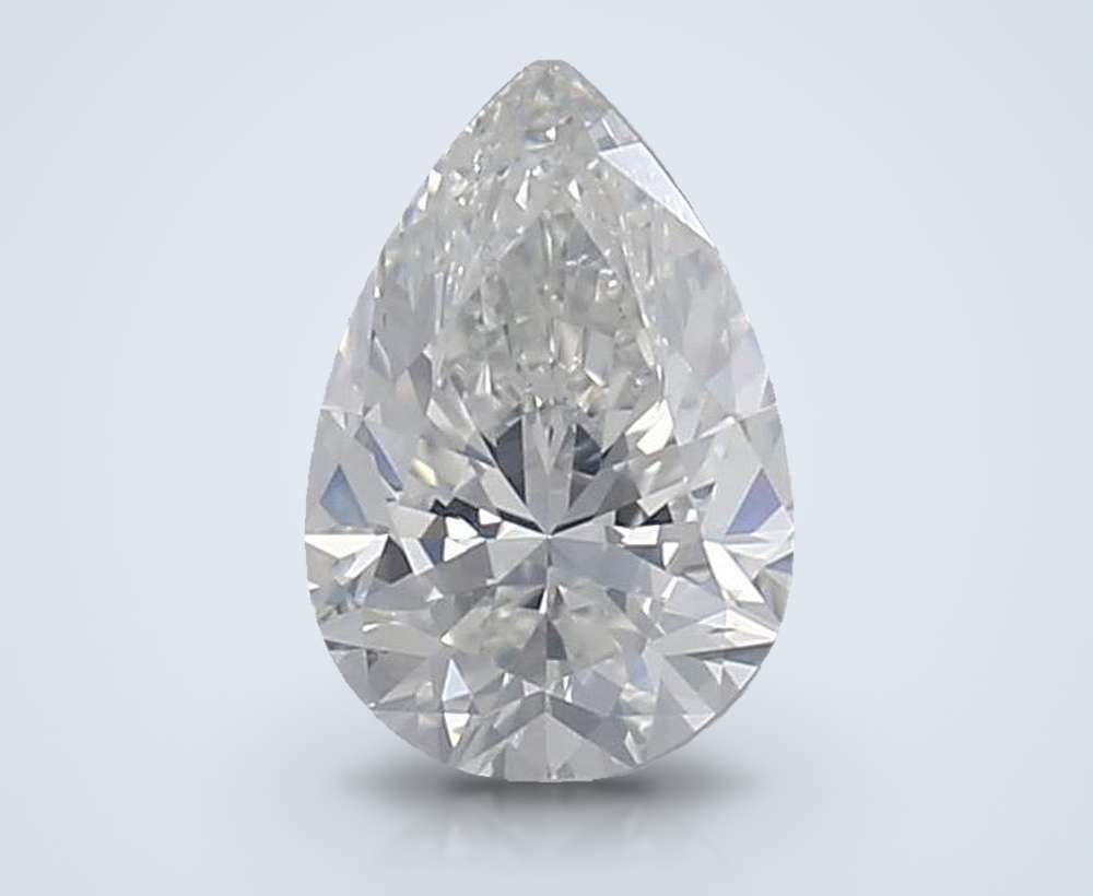 0.50 Carat Pear Natural Diamond