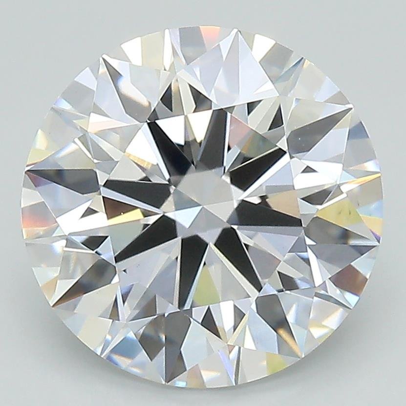 4.17ct D VS1 Rare Carat Ideal Cut Round Lab Grown Diamond