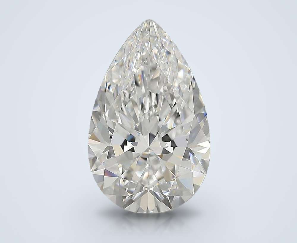 5.02 Carat Pear Lab Diamond