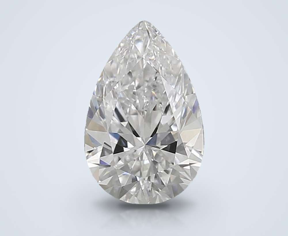 0.50 Carat Pear Lab Diamond