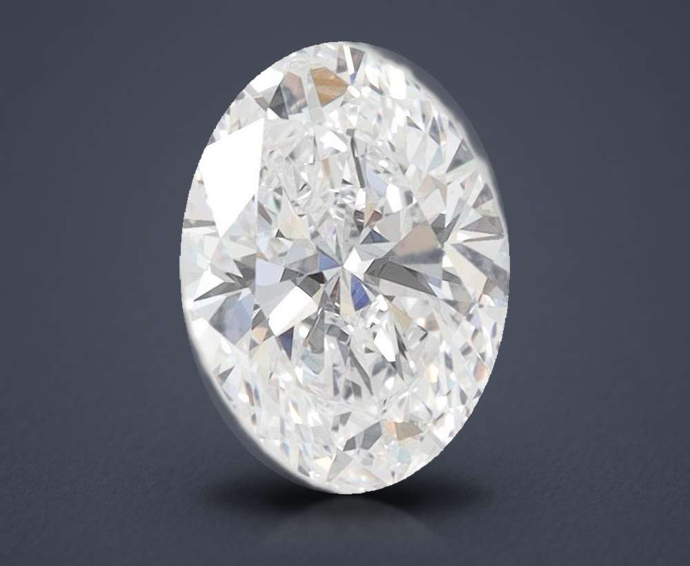 1.37 Carat Oval Lab Diamond