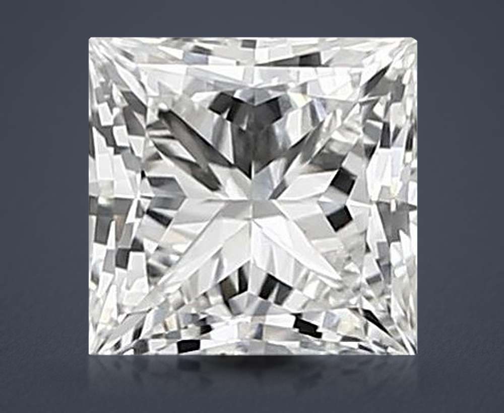 0.69 Carat Princess Lab Diamond